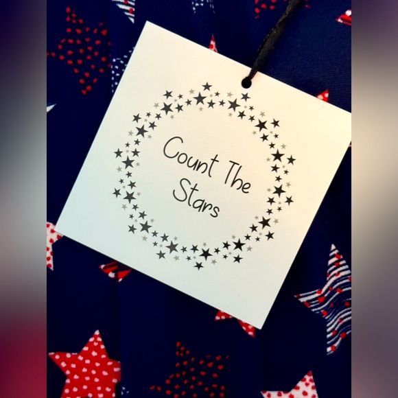 STARS Pajama Lounge Pants * size XXL 2X 2XL * Blue Red White * - Picture 5 of 9